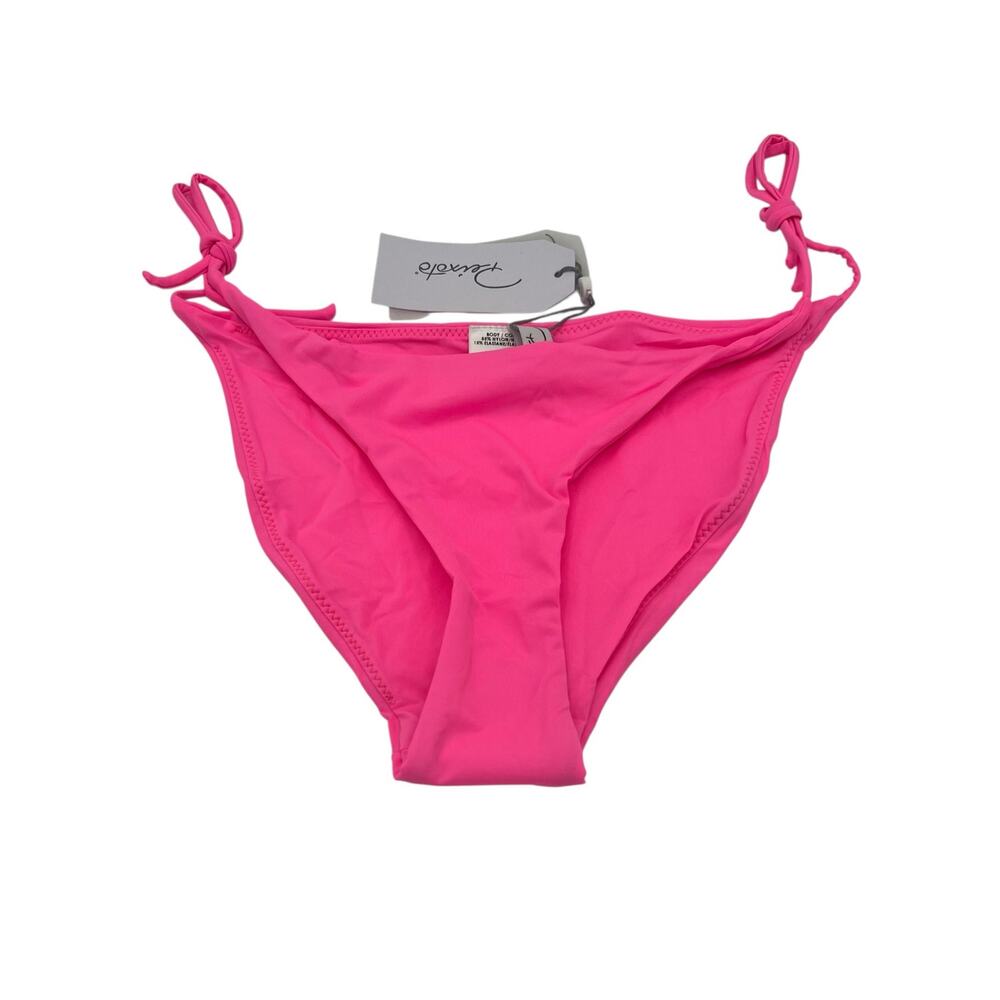 Peixoto Tonie Tie Side Bikini Bottom Hot Pink String Swim Bottom Medium NWT